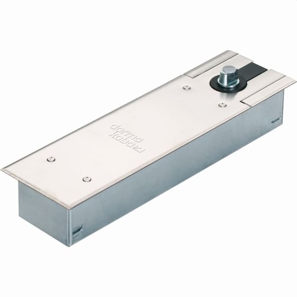 Double Acting Concealed Floor Door Closer for Aluminum Door and Frame Bright Chrome Finish